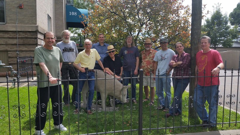 Acme Comics Group, circa 2015 (those who could come out on short notice to see Laurie Ross)