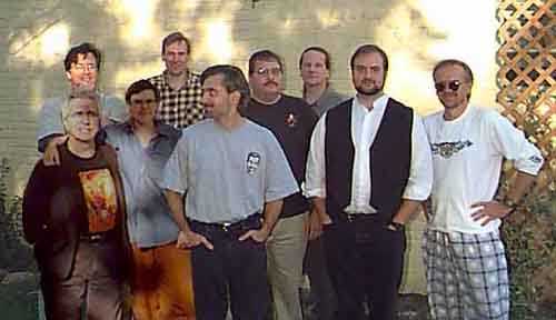 Acme Comics Group, circa 1998 (those I could stand to invite to my house)